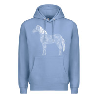 Colony Blue horse lover t  shirthorse t  shirt (1) Premium Hoodie - linhVisuals