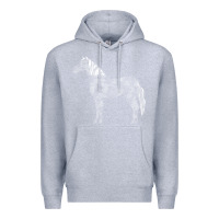 Heather Grey horse lover t  shirthorse t  shirt (1) Premium Hoodie - linhVisuals