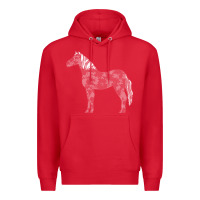 Red horse lover t  shirthorse t  shirt (1) Premium Hoodie - linhVisuals