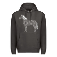 Smoke horse lover t  shirthorse t  shirt (1) Premium Hoodie - linhVisuals