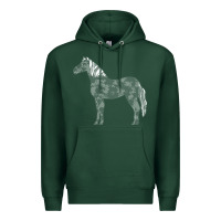 Sports Green horse lover t  shirthorse t  shirt (1) Premium Hoodie - linhVisuals
