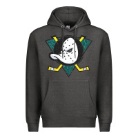 Charcoal Heather the mighty ducks classic Premium Hoodie - linhVisuals