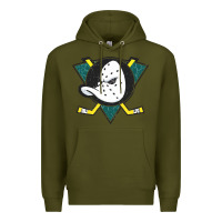 Army Green the mighty ducks classic Premium Hoodie - linhVisuals