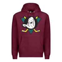 Burgundy the mighty ducks classic Premium Hoodie - linhVisuals