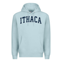 Blue Mist ithaca new york ny vintage sports design navy design t shirt Premium Hoodie - linhVisuals