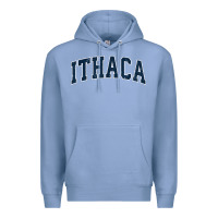 Colony Blue ithaca new york ny vintage sports design navy design t shirt Premium Hoodie - linhVisuals