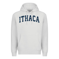Dove Grey ithaca new york ny vintage sports design navy design t shirt Premium Hoodie - linhVisuals