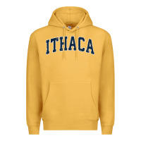 Mustard ithaca new york ny vintage sports design navy design t shirt Premium Hoodie - linhVisuals