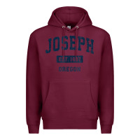 Burgundy joseph oregon or vintage sports established navy design t shirt Premium Hoodie - linhVisuals