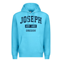 Ocean Blue joseph oregon or vintage sports established navy design t shirt Premium Hoodie - linhVisuals