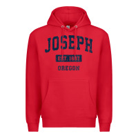 Red joseph oregon or vintage sports established navy design t shirt Premium Hoodie - linhVisuals