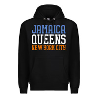 Black jamaica queens new york ny t shirt Premium Hoodie - linhVisuals