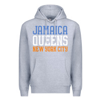 Heather Grey jamaica queens new york ny t shirt Premium Hoodie - linhVisuals