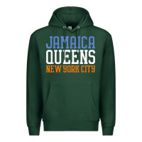 Sports Green jamaica queens new york ny t shirt Premium Hoodie - linhVisuals