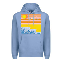 Colony Blue Polo & Pan - Caravelle Premium Hoodie - linhVisuals