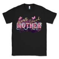 Black Most loved mother Mother's Day Classic Tee - FaDigitalArtStudio
