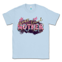 Dusty Blue Most loved mother Mother's Day Classic Tee - FaDigitalArtStudio