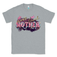 Heather Grey Most loved mother Mother's Day Classic Tee - FaDigitalArtStudio