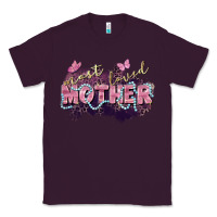 Plum Most loved mother Mother's Day Classic Tee - FaDigitalArtStudio