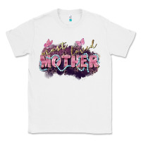 White Most loved mother Mother's Day Classic Tee - FaDigitalArtStudio