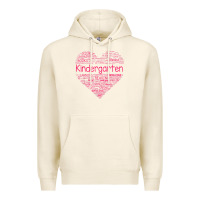 Tofu cute love heart kindergarten teacher valentines day womens Premium Hoodie - linhVisuals