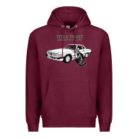 Burgundy Title Fight Trending Premium Hoodie - linhVisuals
