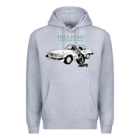 Heather Grey Title Fight Trending Premium Hoodie - linhVisuals