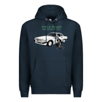 Navy Title Fight Trending Premium Hoodie - linhVisuals
