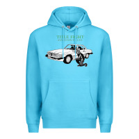 Ocean Blue Title Fight Trending Premium Hoodie - linhVisuals