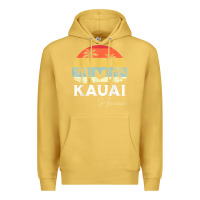 Antique Gold kauai hawaii chicken lover souvenir t shirt Premium Hoodie - linhVisuals
