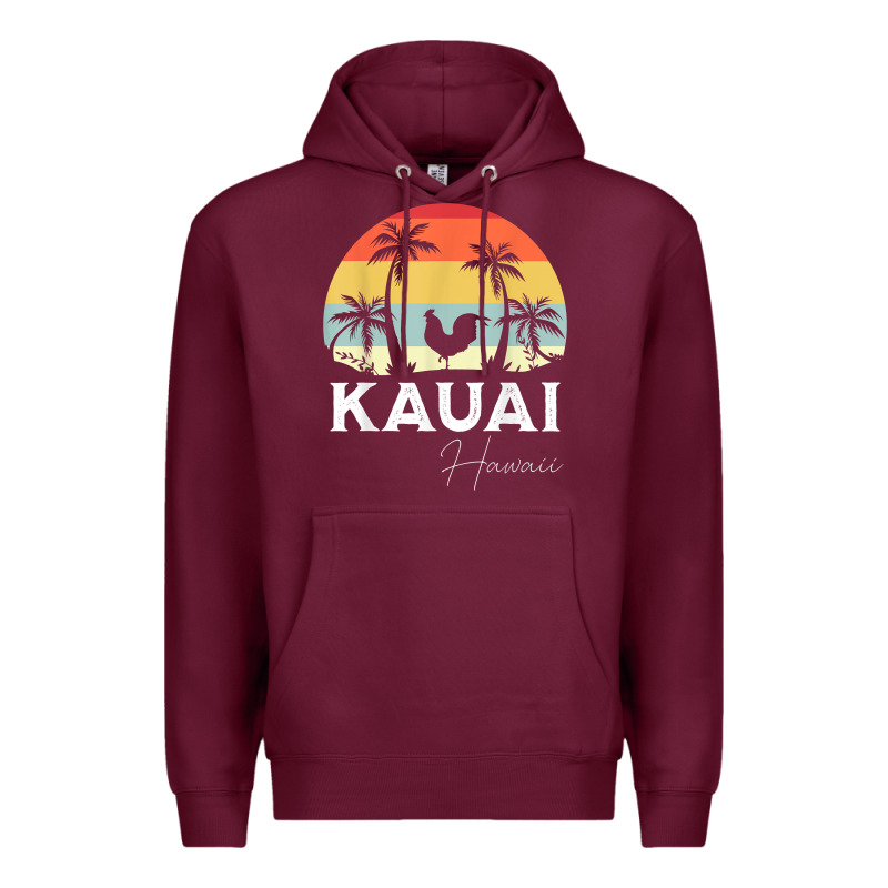 Kauai Hawaii Chicken Lover Souvenir T Shirt Premium Hoodie by linhVisuals | Teevron