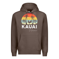 Coffee kauai hawaii chicken lover souvenir t shirt Premium Hoodie - linhVisuals