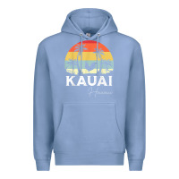 Colony Blue kauai hawaii chicken lover souvenir t shirt Premium Hoodie - linhVisuals