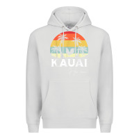 Dove Grey kauai hawaii chicken lover souvenir t shirt Premium Hoodie - linhVisuals