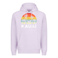 Lilac kauai hawaii chicken lover souvenir t shirt Premium Hoodie - linhVisuals