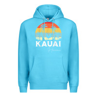 Ocean Blue kauai hawaii chicken lover souvenir t shirt Premium Hoodie - linhVisuals