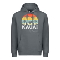 Rock kauai hawaii chicken lover souvenir t shirt Premium Hoodie - linhVisuals