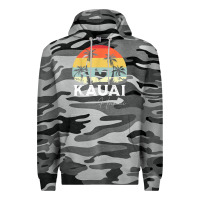 Slate Camo kauai hawaii chicken lover souvenir t shirt Premium Hoodie - linhVisuals