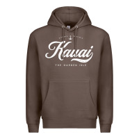 Coffee kauai hawaii vintage retro t shirt Premium Hoodie - linhVisuals