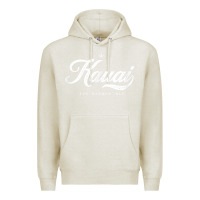 Oatmeal Heather kauai hawaii vintage retro t shirt Premium Hoodie - linhVisuals