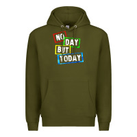 Army Green no day but today Premium Hoodie - linhVisuals