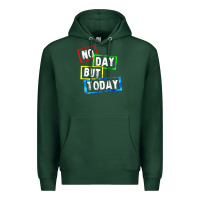 Sports Green no day but today Premium Hoodie - linhVisuals