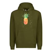 Army Green Pineapple Onesie Premium Hoodie - linhVisuals
