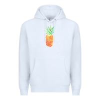 White Pineapple Onesie Premium Hoodie - linhVisuals