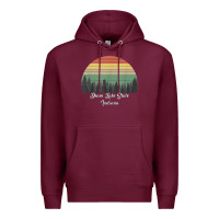 Burgundy deam lake state Premium Hoodie - linhVisuals