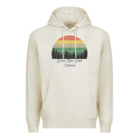 Oatmeal Heather deam lake state Premium Hoodie - linhVisuals
