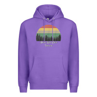 Purple deam lake state Premium Hoodie - linhVisuals