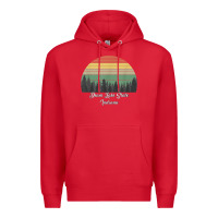 Red deam lake state Premium Hoodie - linhVisuals