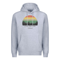 Heather Grey deam lake state Premium Hoodie - linhVisuals