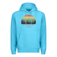 Ocean Blue deam lake state Premium Hoodie - linhVisuals